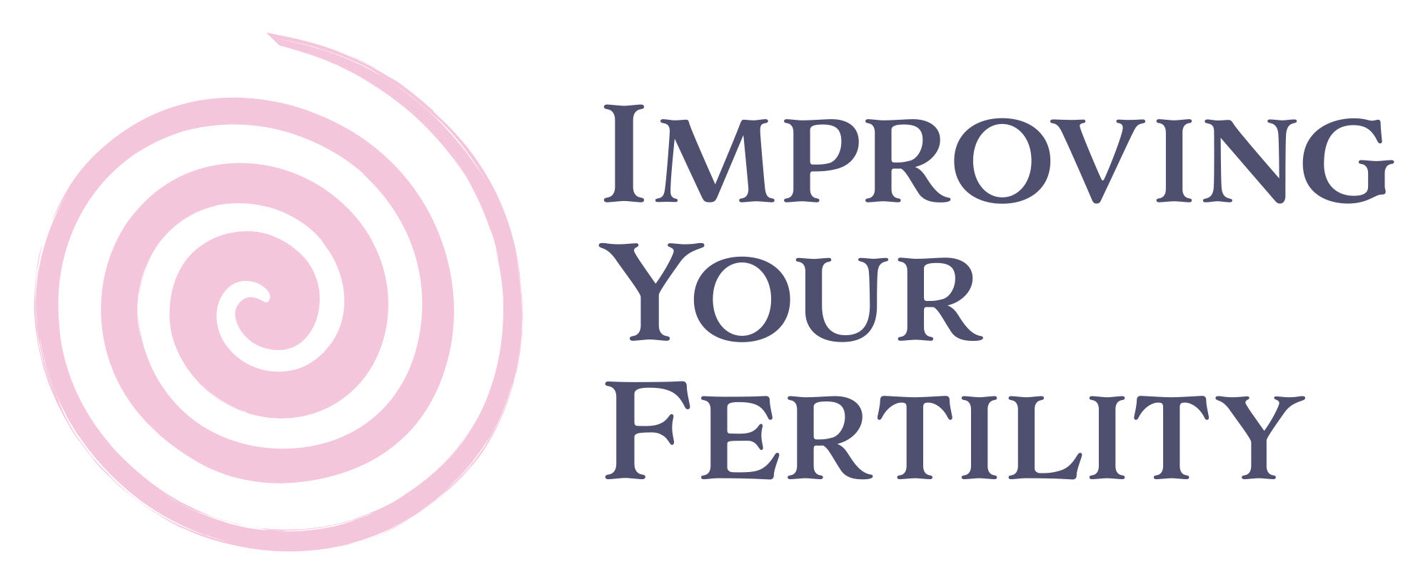 Improving Your Fertility pink swirl logo